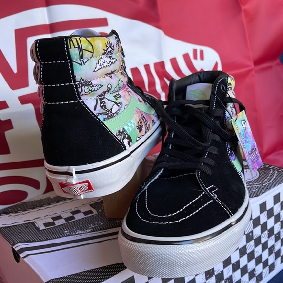 Vans Skate Sk8-Hi Show Room Shroom Doom Black/Green Men’s sneakers - Picture 11 of 16